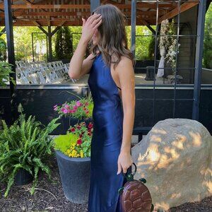 Reformation Jeany Silk Dress